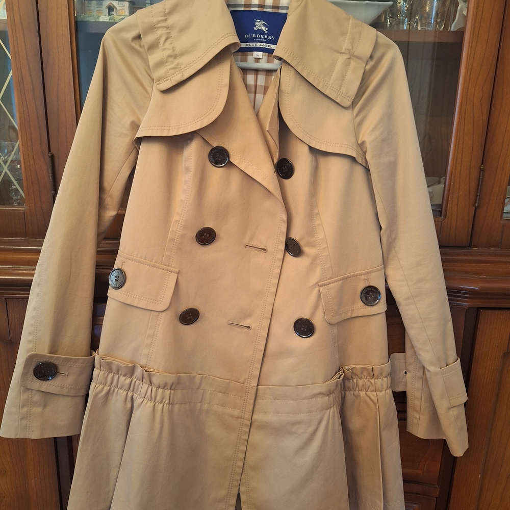Burberry Tan Trench Coat Timeless Design